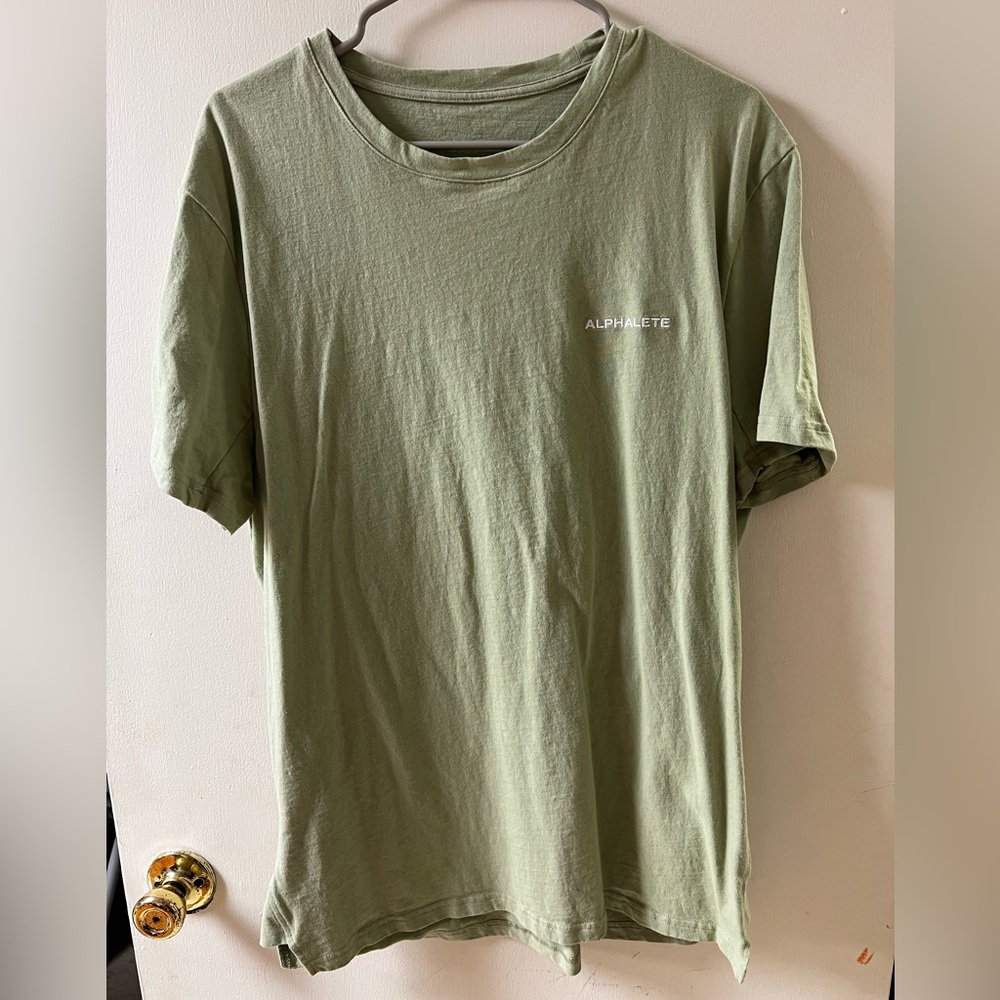 Alphalete Green Short Sleeve Shirt